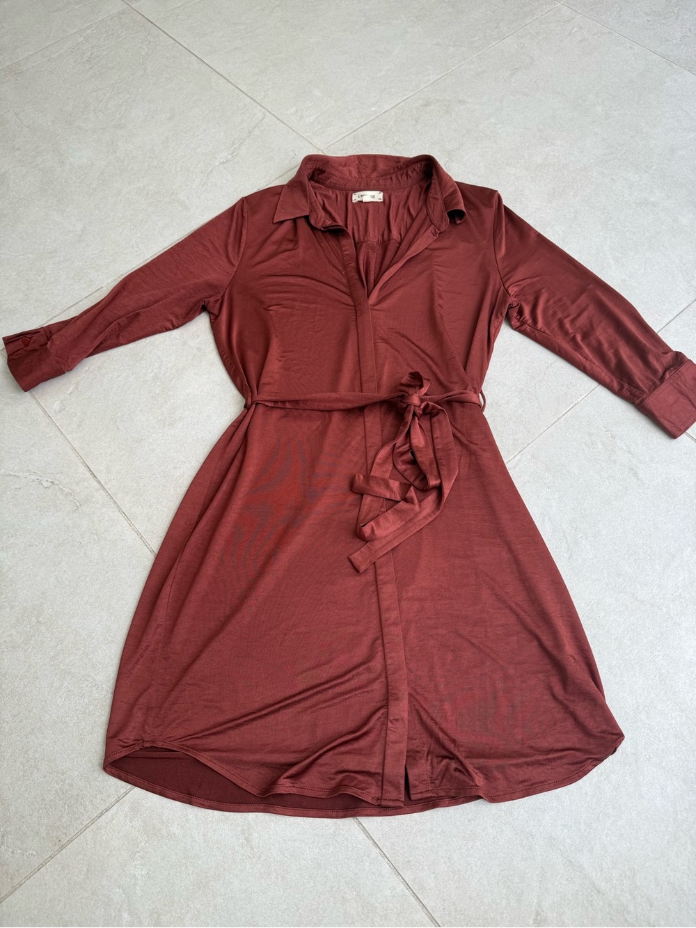 L'AGENCE Women's Addison Tie Waist Shirtdress